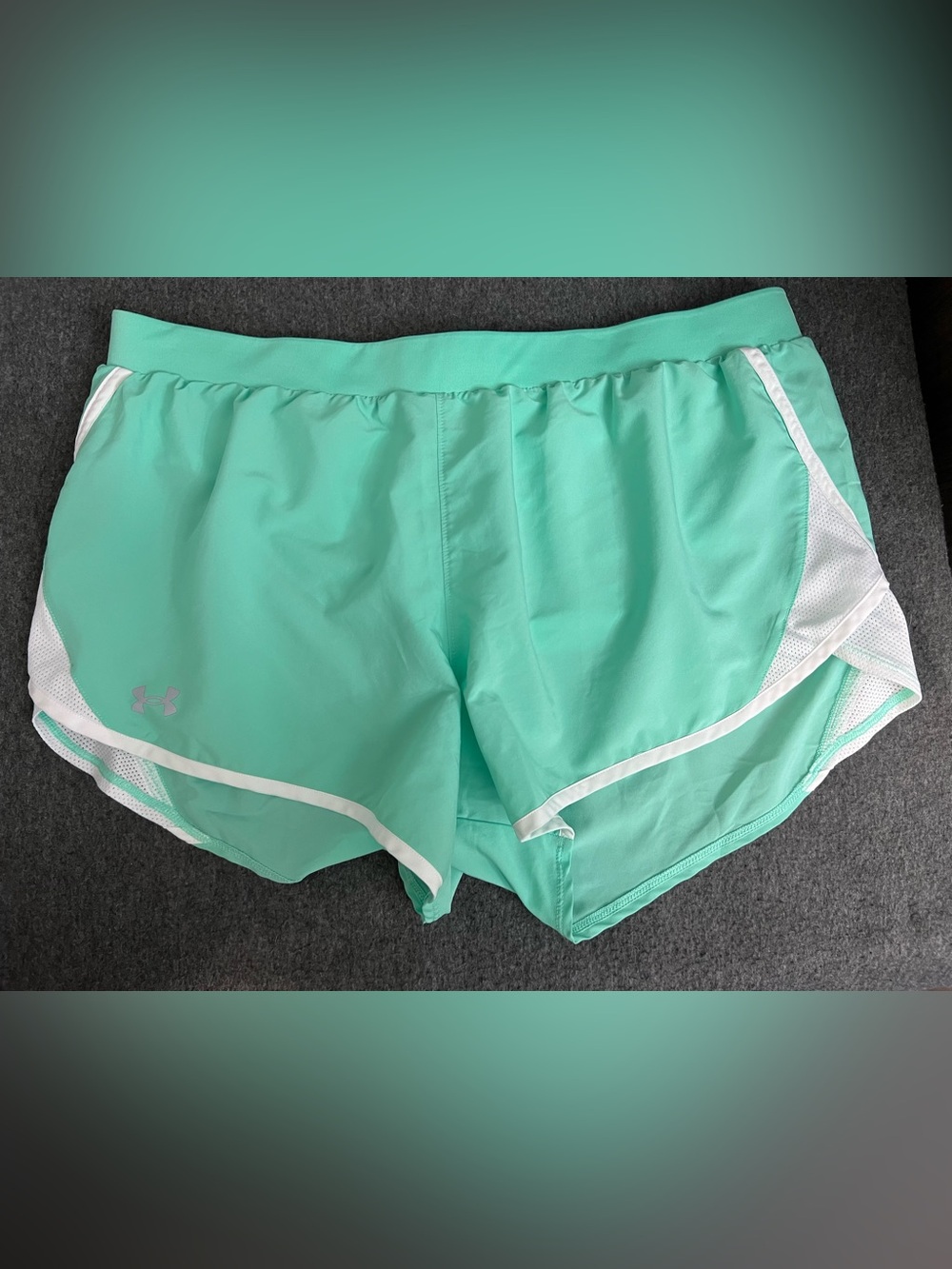 Under Armour Women’s Mint Green Performance Running Shorts